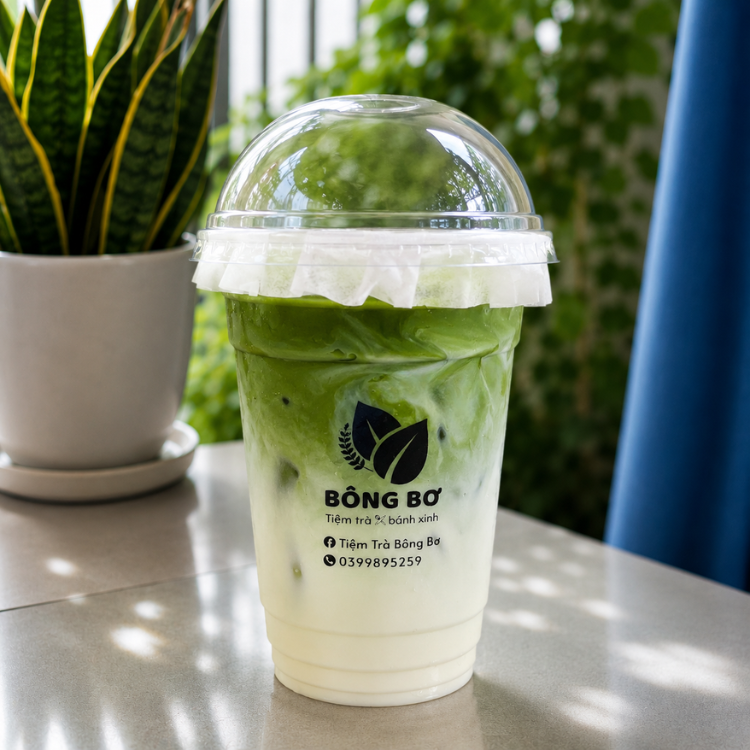 Matcha latte (half-half)